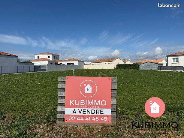 Terrain 1000 m² Saint-Vincent-sur-Jard