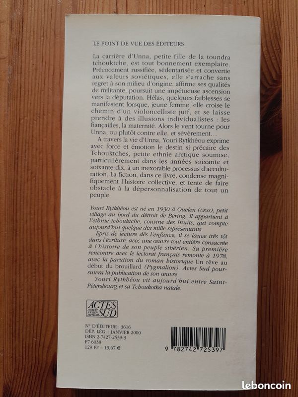 đLivre Unna de Youri RytkhĂ©ou BEđ (image 2)
