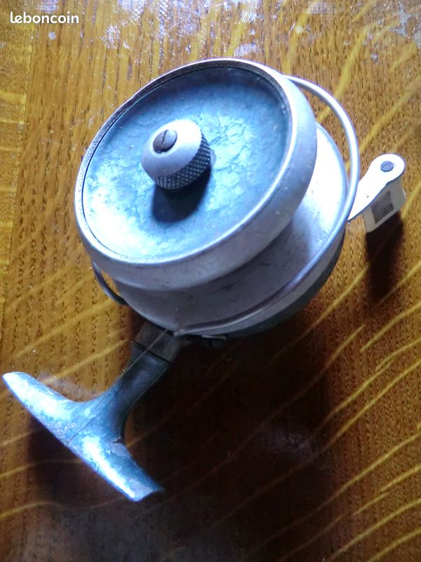 Moulinet De Pêche Vintage Ocean City Dover Club 1922 - Rare Et En Argent Allemand - Pièce De Collection