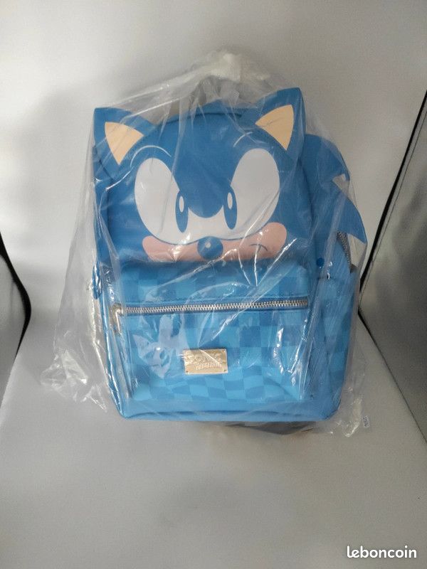 Sac à dos sonic sega speed fashion bleu karactermania