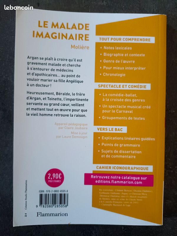 Le Malade imaginaire - Bac 2024 (image 2)