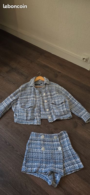 Veste Courte Veste Printemps Femme Zara Veste Tailleur Simili Cuir