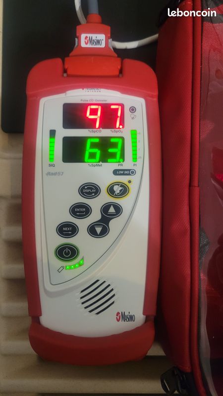 Rad 57 Spo2 Moniteur Masimo RAD 57 , Saturomètre , SPO2 , Oxymètre De Pouls ...