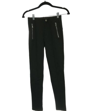 Zara pantalon droit femme 34 - T0 - XS Gris Gris - Vêtements