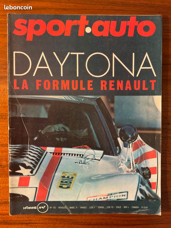 Sport Auto n°110. Mars 1971 (image 1)