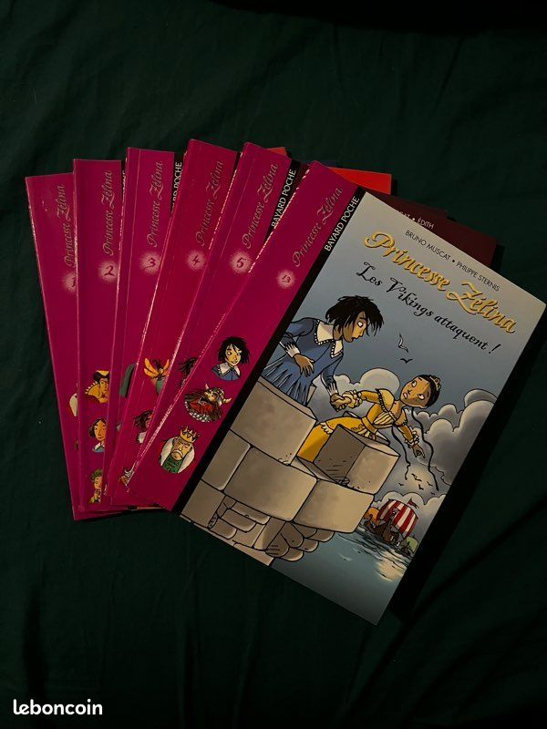 Livres : Princesse Zélina, tomes 1 à 5 et 13 (image 1)