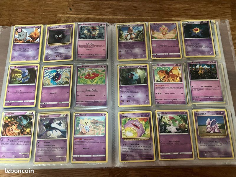 Lot 350 cartes Pokémon dans classeur (image 3)