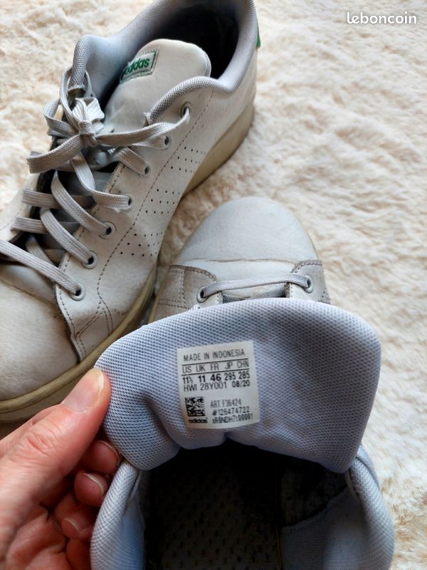 Basket blanches Adidas 46 (image 4)