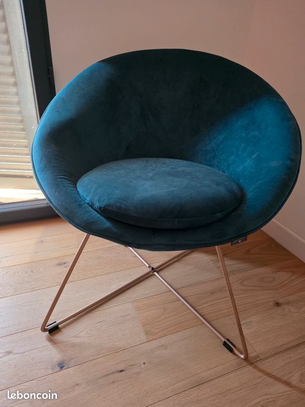 Fauteuil bleu (image 1)
