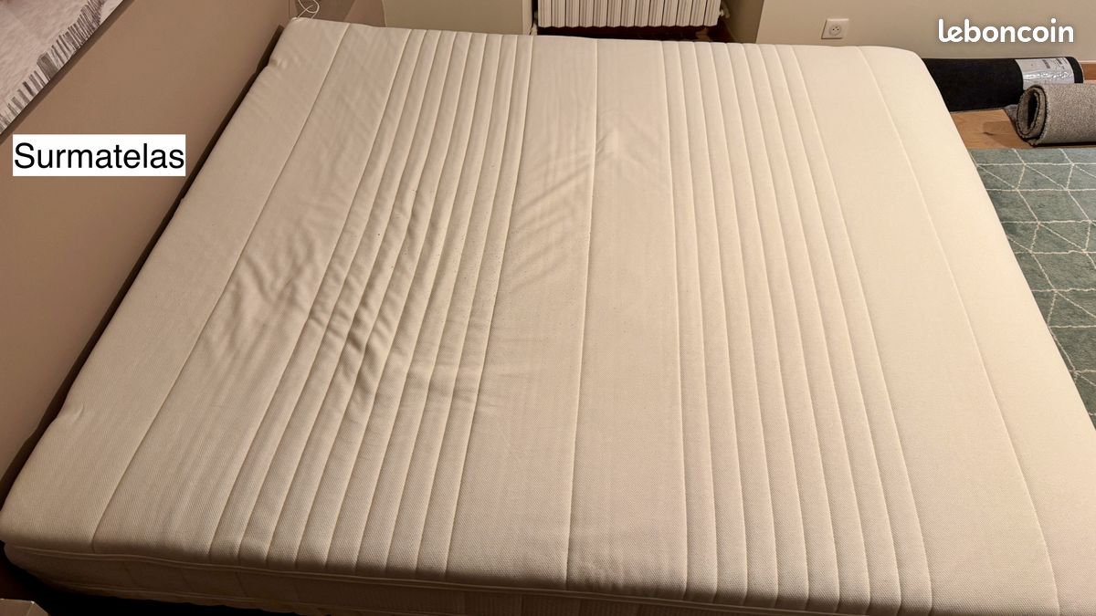 Lit complet IKEA 180 x 200 - Comme neuf (image 3)