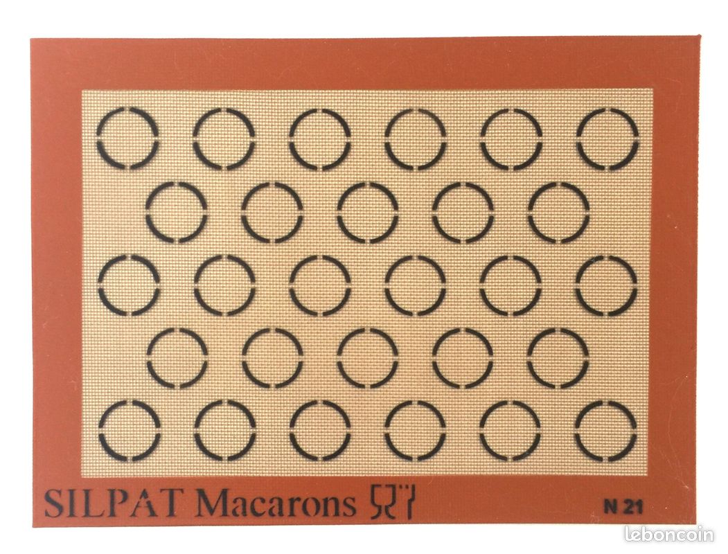 Macaron Plaque Silpat SILPAT Toile De Cuisson Spéciale MACARONS 37