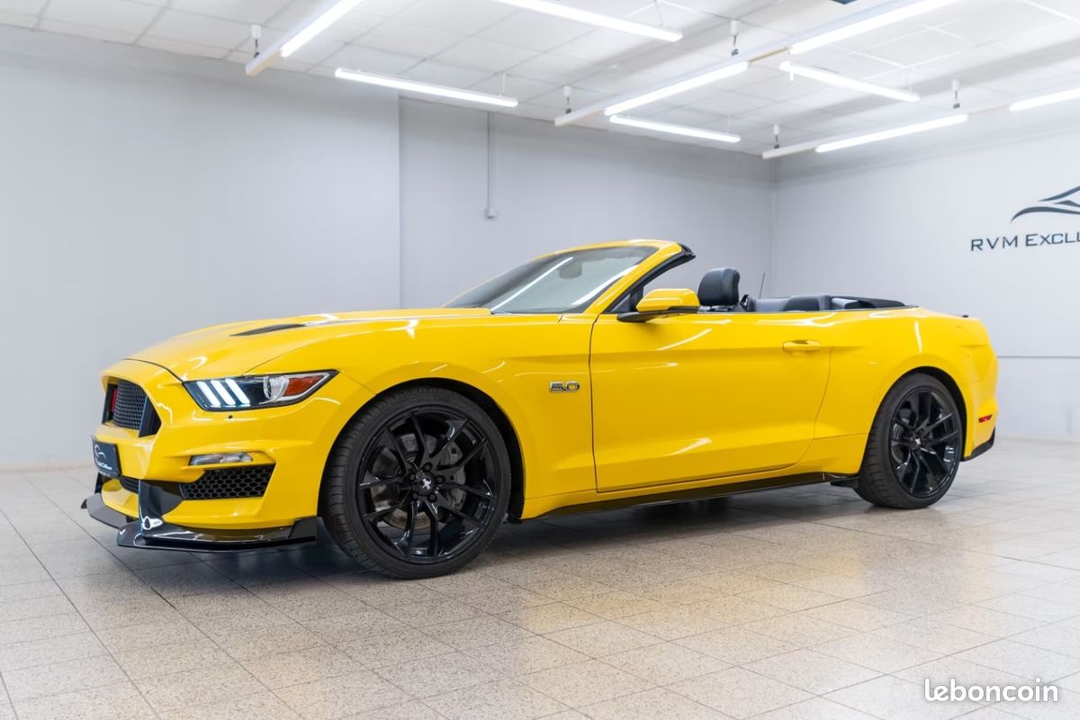 FORD Mustang GT CABRIOLET 5.0 V8 426CH BVA - GPL - CUIR - APPLE CARPLAY (image 23)