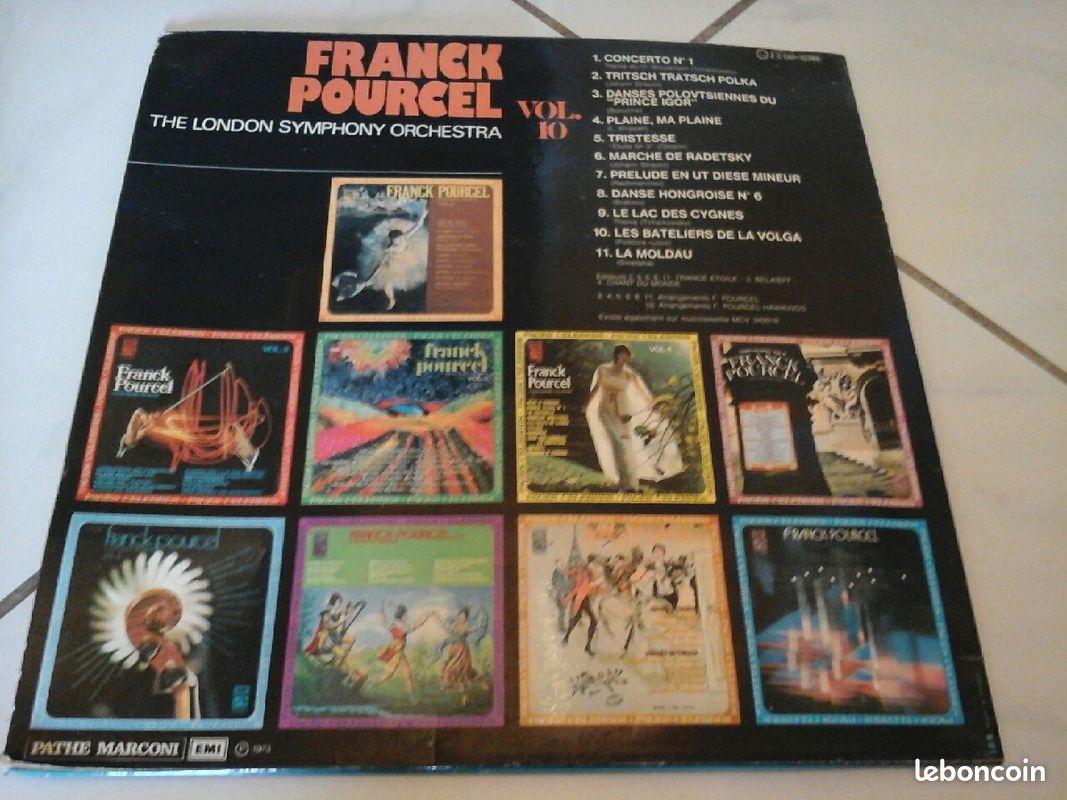 Vinyle 33 tours Franck Pourcel (image 2)