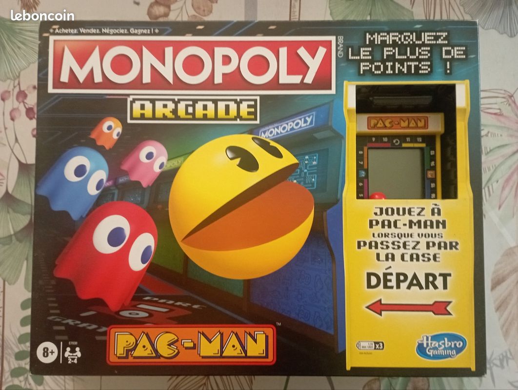 Hasbro MONOPOLY - Arcade Pac -Man - Jeu pour enfants - à partir de 8 ans pas cher