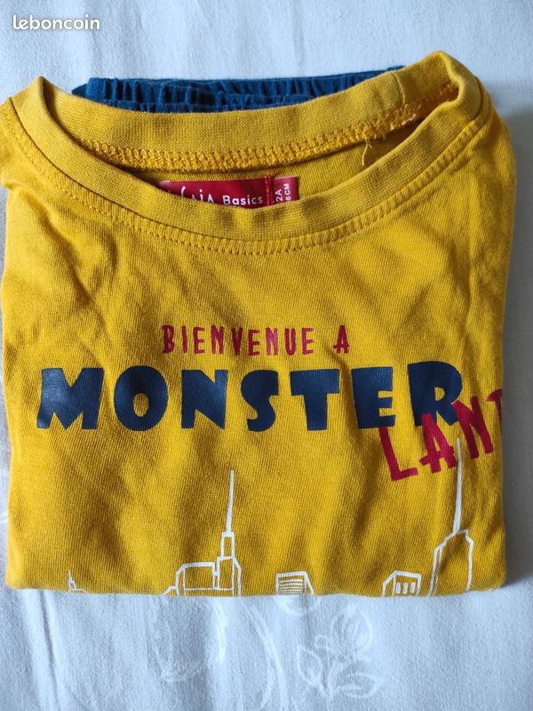 Lot pyjamas longs légers garçon 24 mois (image 2)