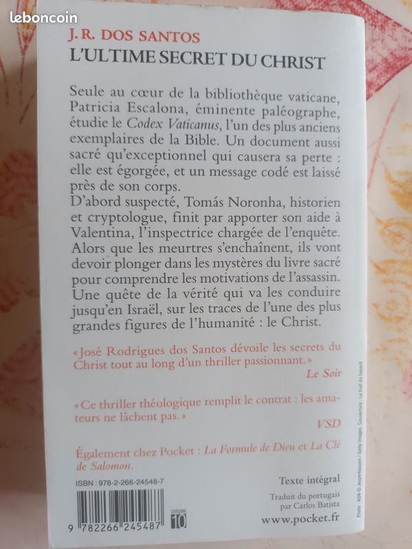 L'ultime secret du christ - J. R. Dos Santos (image 2)