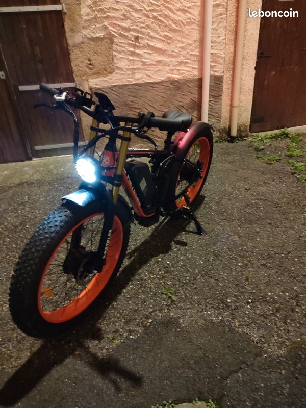 Vélo VTT fatbike Fat bike électrique double moteur 2000w (image 8)