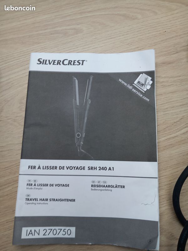 Lisseur cheveux silver crest (image 3)