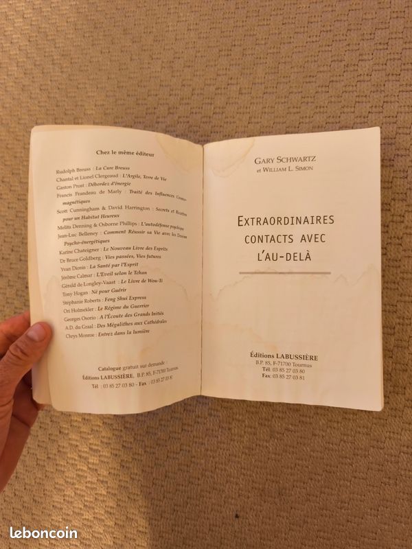 Livre Gary E. Schwartz : Extraordinaire contacts avec l'au-delà (image 11)