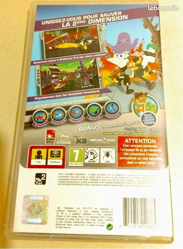 Phineas et Ferb : voyage dans la deuxième dimension [import anglais