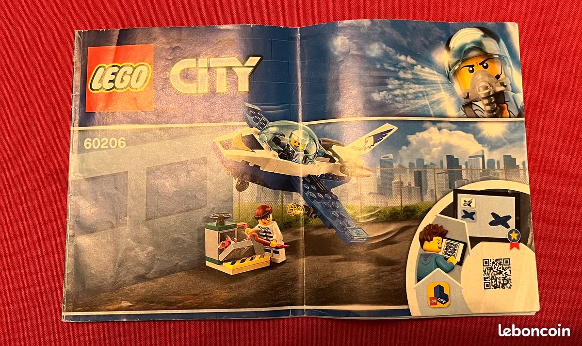 Lego Brick Lego City Sky Police Jet Patrol 60206 LEGO City Sky