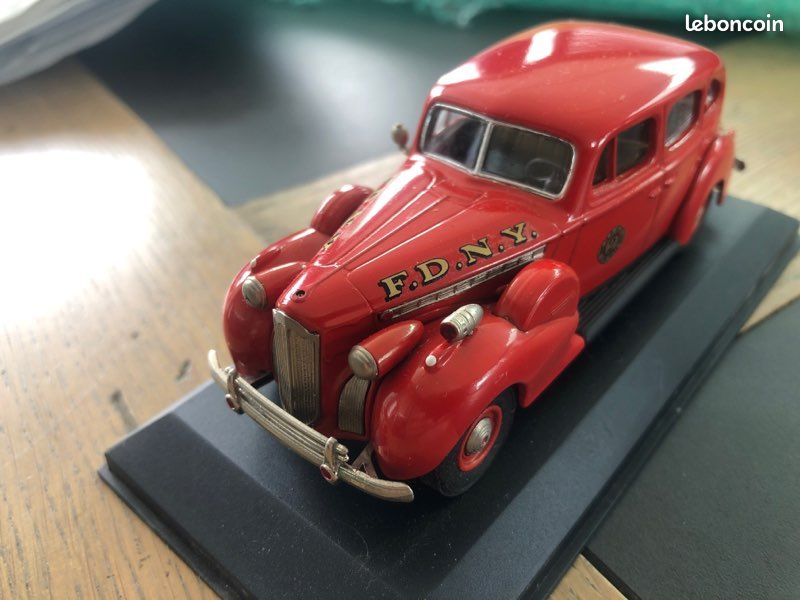 Voiture pompier Rextoys année vers 1930 (image 2)