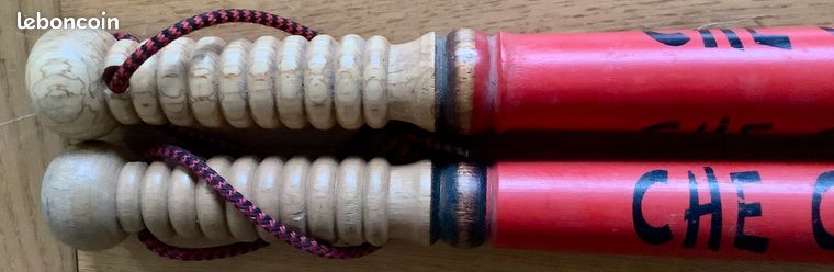 6 ANCIENNES BOULES De Petanque En Bois Cloutes + 2 Boules De Petanque En Laiton EUR 49,00