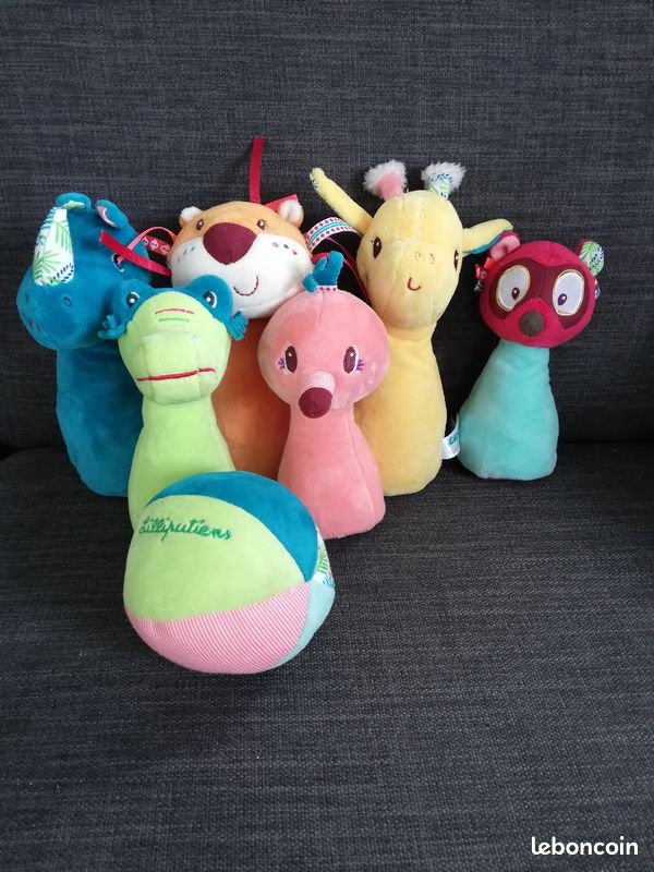 Jeu de quilles peluches lilliputiens (image 1)