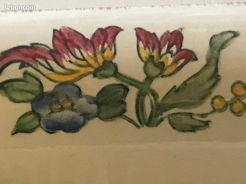 Ancien plat à asperges Longwy modèle Marseille (image 4)