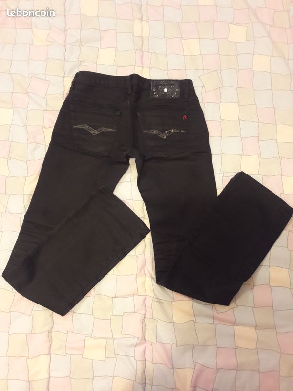 Jean slim noir Replay (image 2)