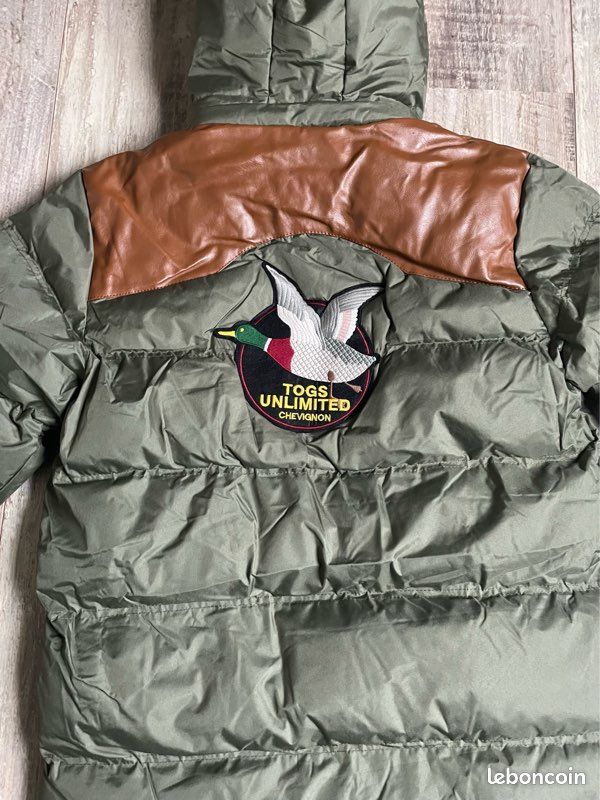 Parka Vintage Chevignon Gris - Taille L, Neuf Avec étiquettes, Style Années 90 Décontracté