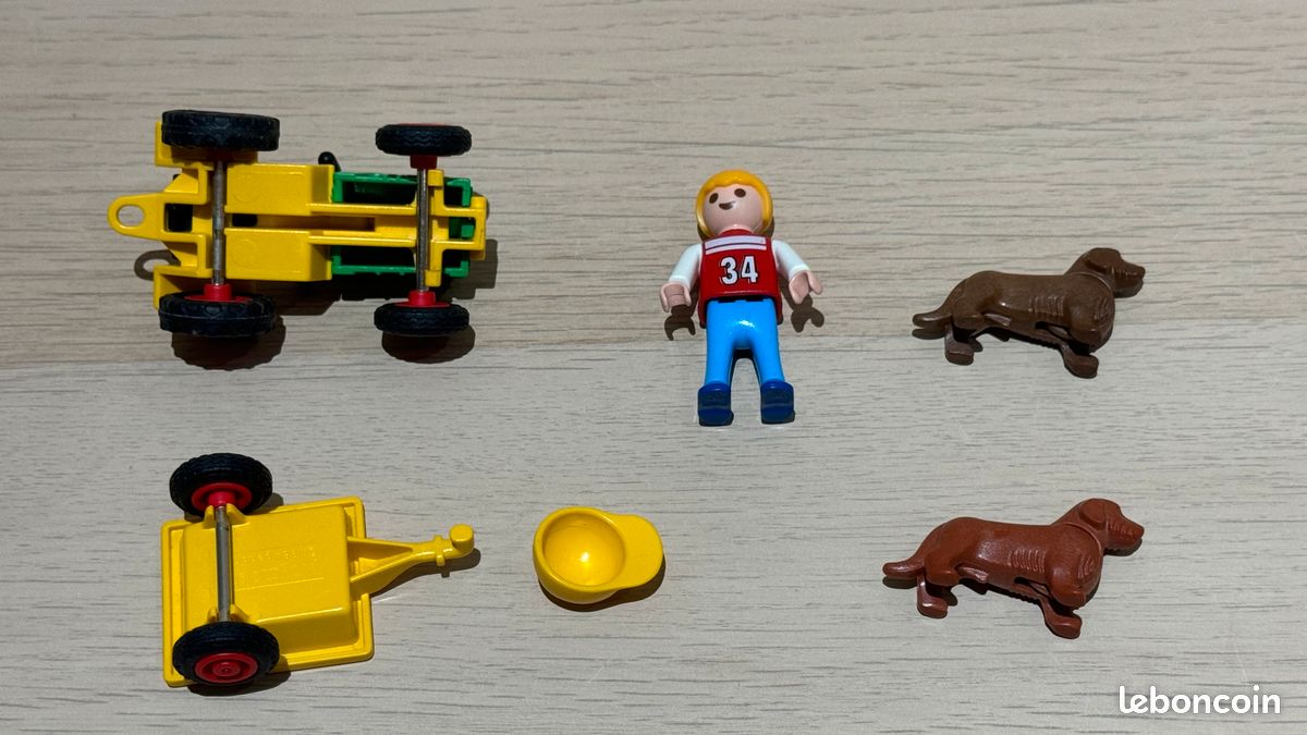 Playmobil 3715 Vintage - Set Ferme Avec Tracteur - Neuf Jamais Ouvert - Boîte D'origine