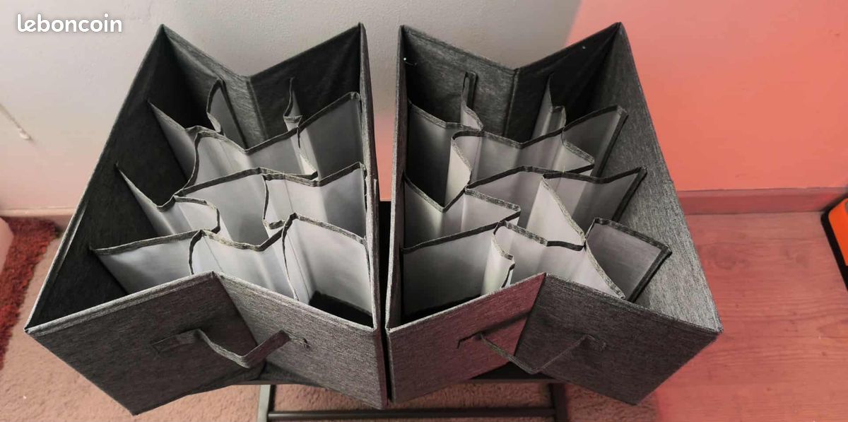 Casiers rangement lot de 2 (image 1)