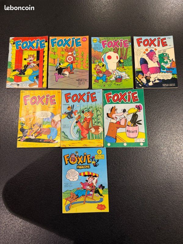 Lot de 8 BD Petit format Foxie - Aredit 1967 à 1972 (image 1)