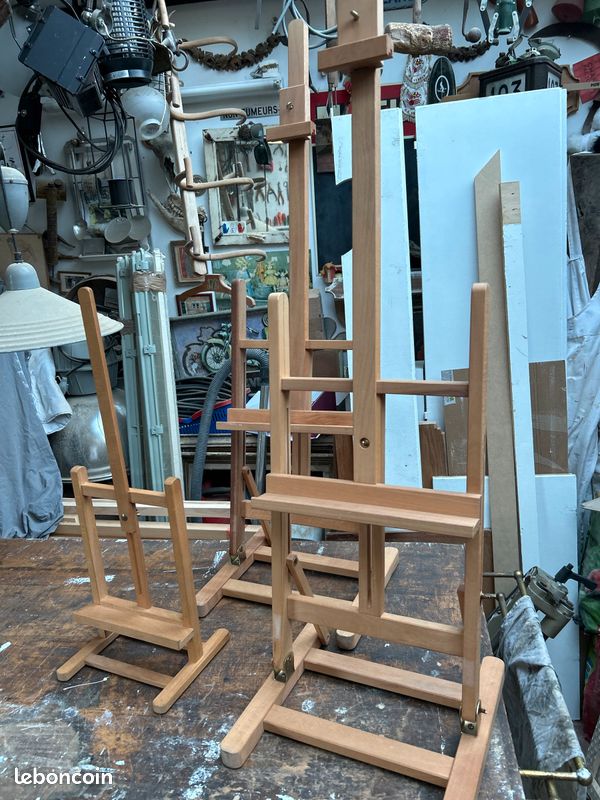 Chevalet bois à poser sur table hauteur 113 cm maxi (image 1)