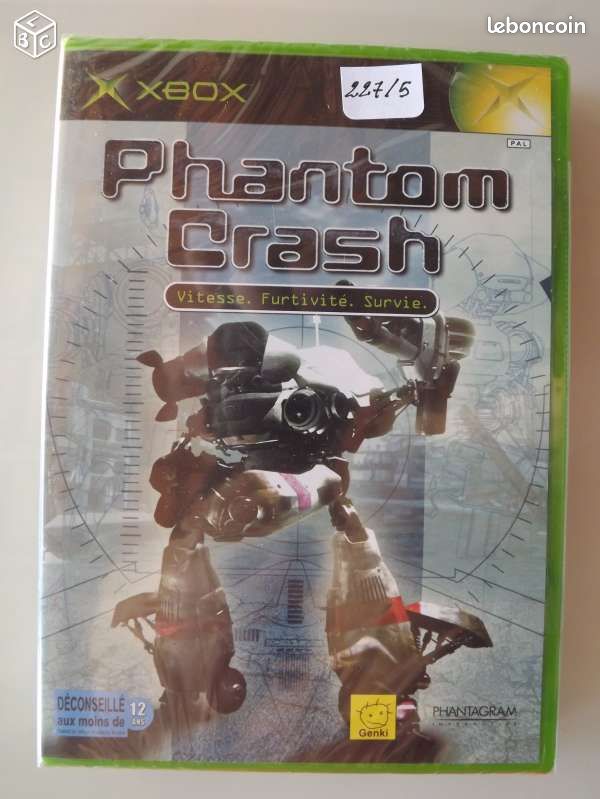 Jeu xbox premiere gen " phantom crash " neuf (image 1)