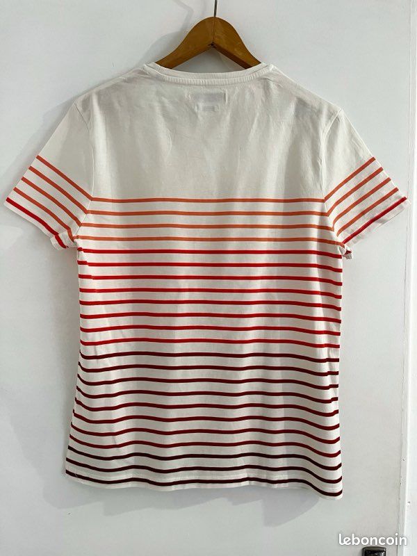 Marinière Française T Shirt Jules Homme Tee-shirt Rayé Manches