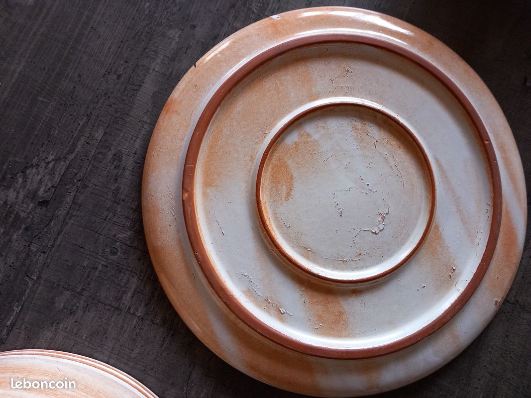 Plateau à Fromages En Grès Marron - Fait Main - Décoratif Et Rustique