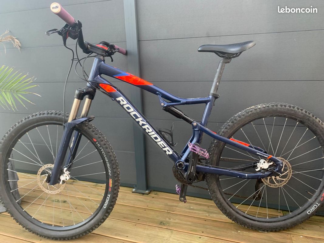 St 540s Vtt Rockrider 540 Full Suspension Vtt Decathlon Rockrider