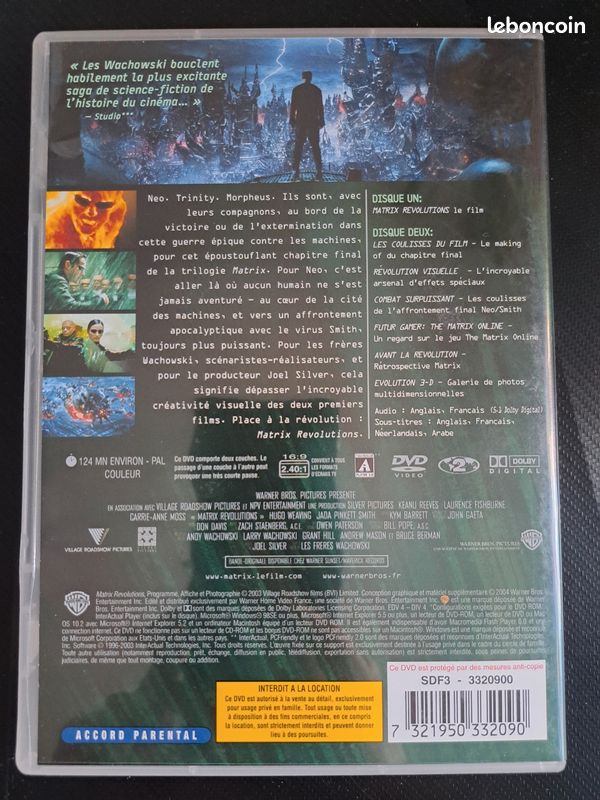 Trilogie Matrix (3 DVDs) (image 6)
