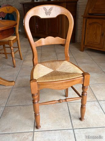 Lot de 2 Chaises merisier (image 1)
