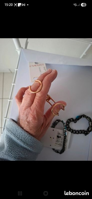 Lot de bijoux fantaisies 2 Neuf avec étiquette 1 Neuf sans étiquette (image 5)