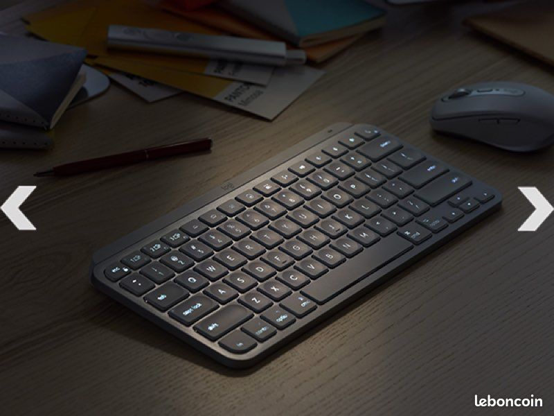 Clavier Logitech MX Keys Mini – QWERTY US, Compact, Rétroéclairé, Excellent État (image 2)