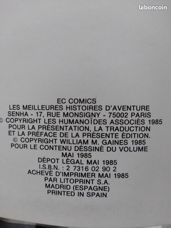 Anthologie EC comics Histoires d'aventures (image 2)