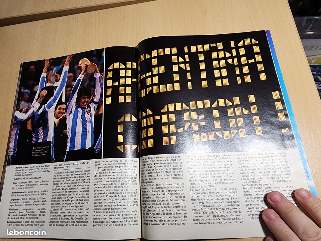 ONZE #31 FOOTBALL Special Finale Mundial Argentine 1978 Photos magazine