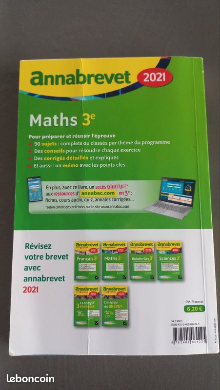 Lot 3 livres pour réviser le brevet (image 5)