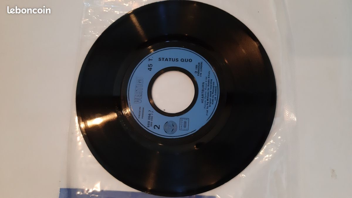 Disque vinyle 45t Status quo (image 2)