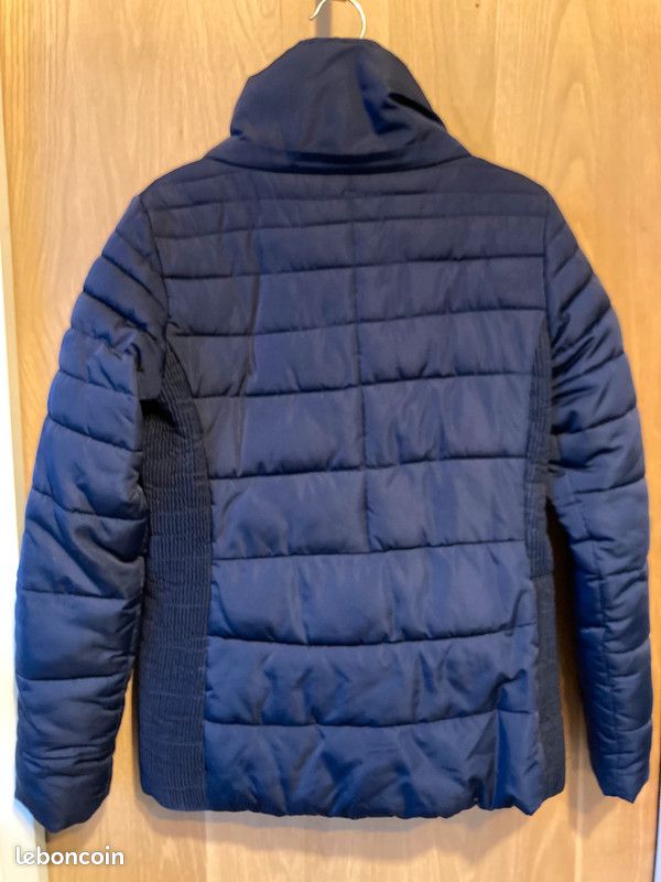 Manteau Doudoune Bleu Camaieu T38 (image 2)