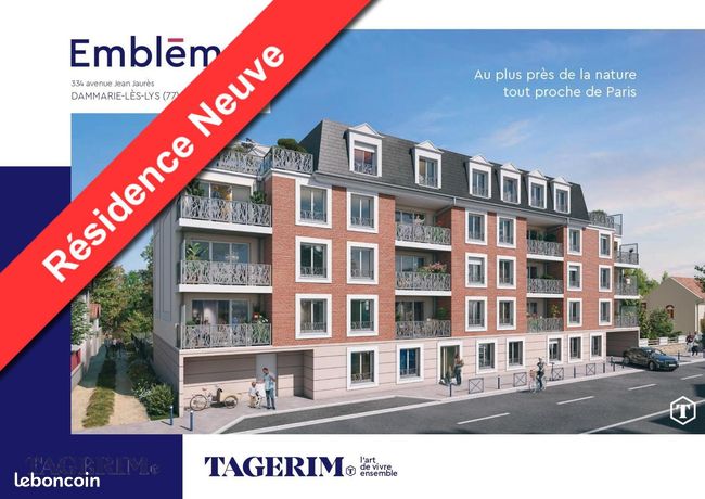Appartement a louer dammarie-les-lys - 2 pièce(s) - 43 m2 - Surfyn