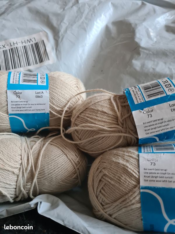 Lot de 4 pelotes ecru Amy de Zeeman (image 5)